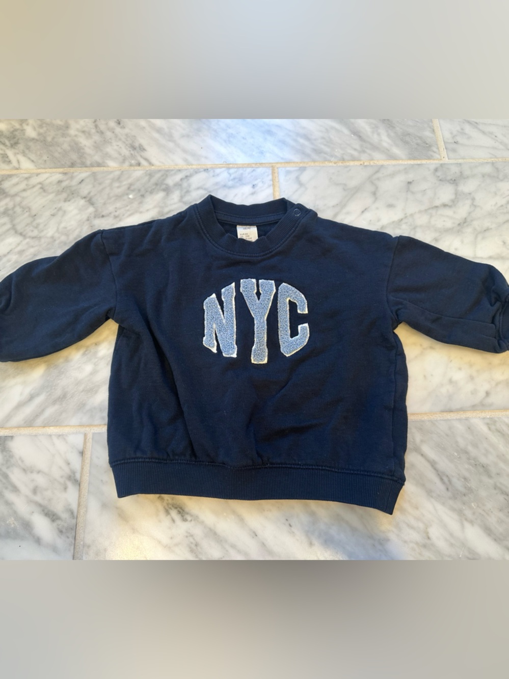 H&M Navy NYC Sweatshirt
